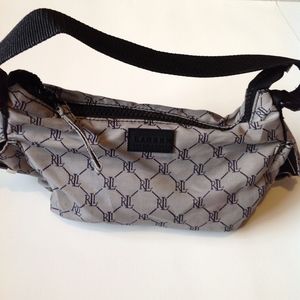 Vintage Lauren Ralph Lauren Monogram Small Hobo